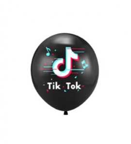 Balionas "TikTok juodas"